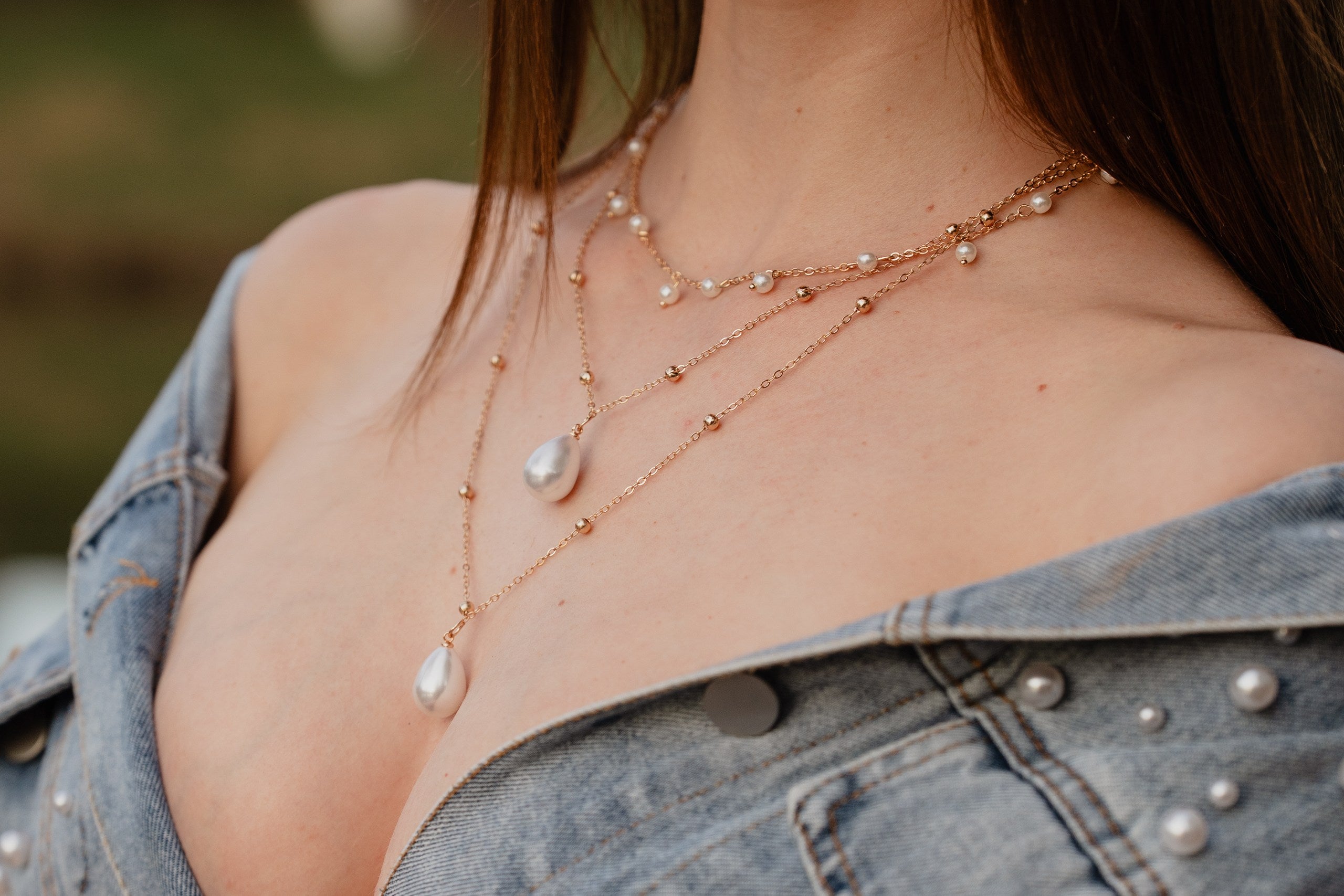 Colier de perle Boho