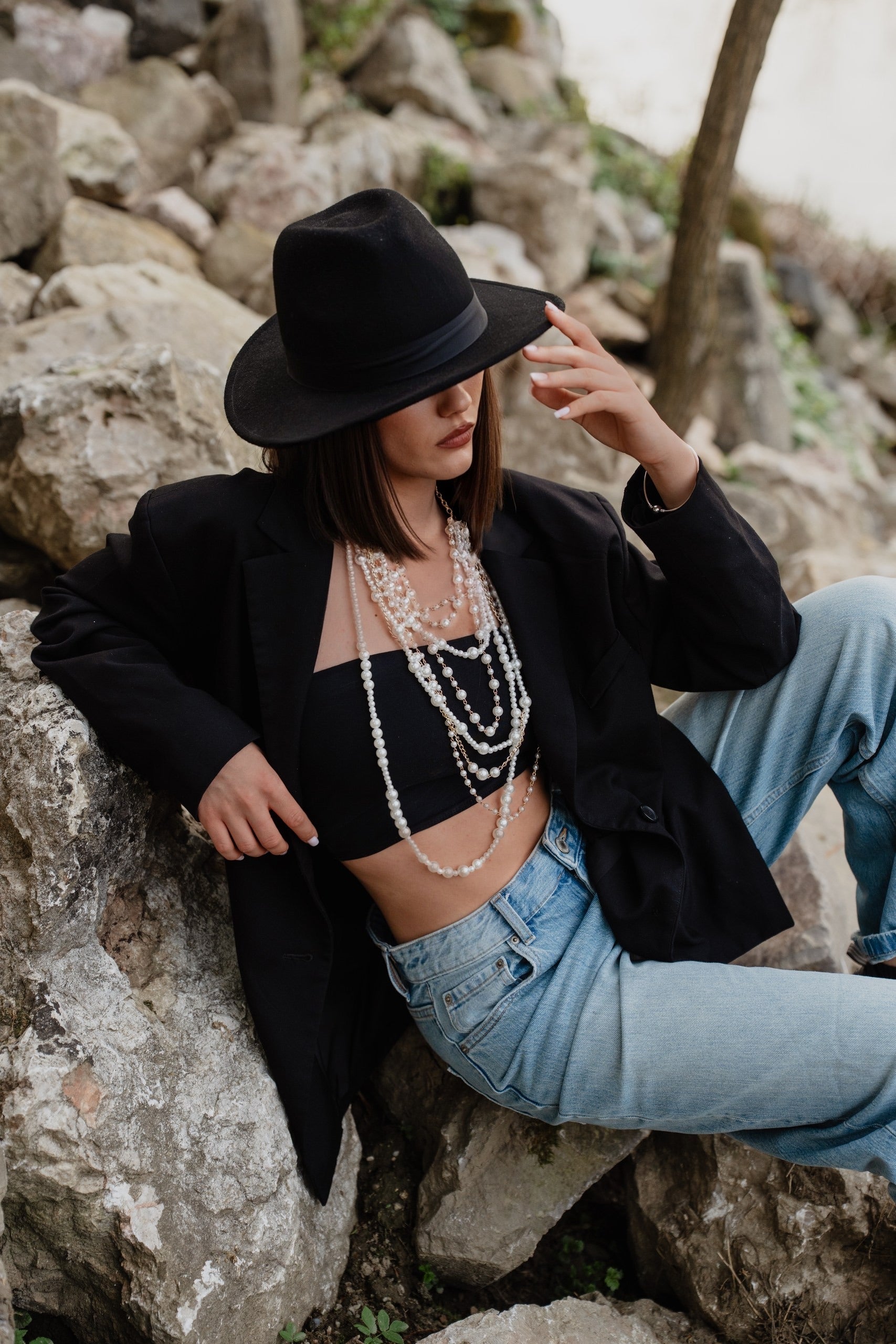 Set elegant de perle