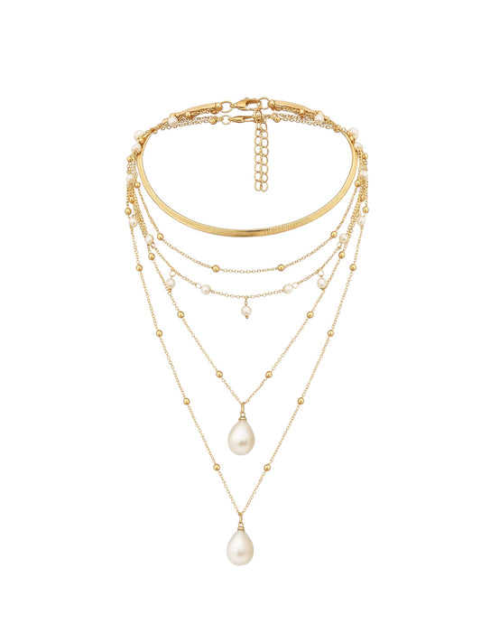Boho Pearl Necklace