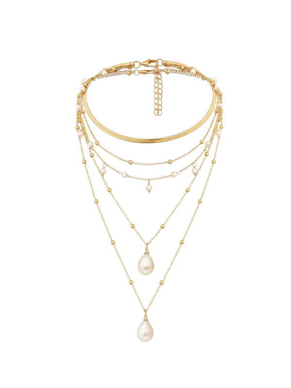 Boho Pearl Necklace