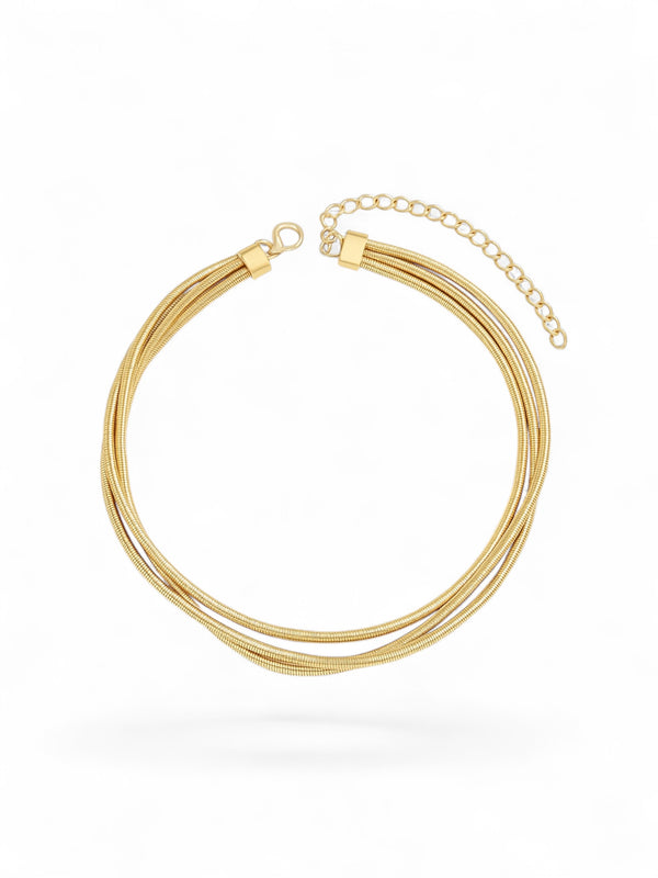 Twisted Gold Necklace