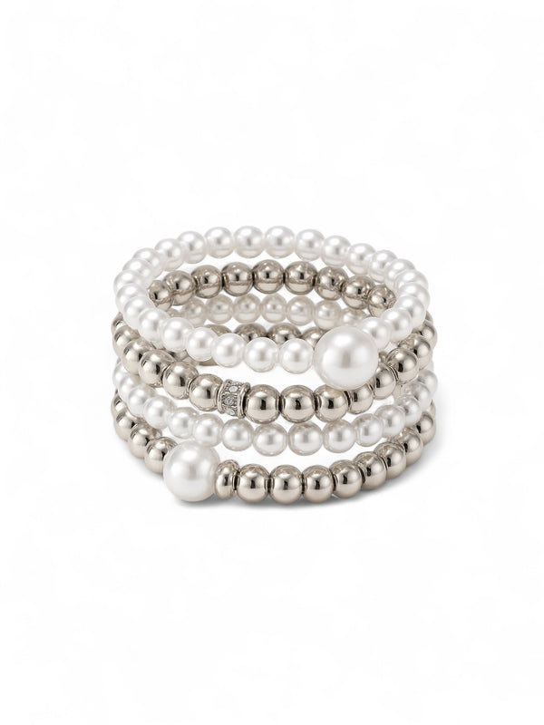 Pearl Bracelet Set